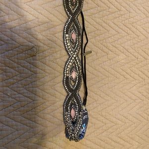 Anthropologie Crystal Embellished Headband